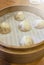 Xiaolongbao,Chinese steamed bun on plate