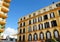 XIX century building in the Plaza de la Merced, Malaga, Andalusia, Spain