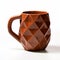 Xl Geometry Ceramic Coffee Mug With Shallow Depth Of Field