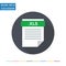 XLS spreadsheet document file format flat icon