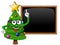 Xmas christmas tree mascot character nerd glasses teacher master