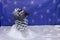 Xmas decorations crafts snow scenary skier