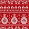 Xmas Decorative Background, Ornament on Sweater