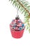 Xmas retro tree cupcake toy