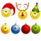 Xmas Smileys Ornament Icons