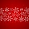 Xmas snowflakes background