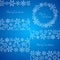 Xmas snowflakes background