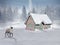 Xmas time, santa\'s cottage