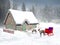 Xmas time, santa\'s cottage