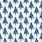 XMAS watercolor Fir Tree Seamless Pattern in Blue Color. Hand Painted Spruce Pine tree background or wallpaper for