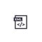 XML file icon on white