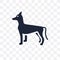 Xoloitzcuintli dog transparent icon. Xoloitzcuintli dog symbol d