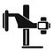 Xray equipment icon simple vector. Human machine person