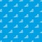 Xray of foot pattern vector seamless blue