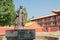 Xuanzang Statue at Chinese Buddhist Monastery in Lumbini, Nepal.