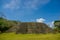 Xunantunich maya site ruins in belize