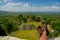 Xunantunich maya site ruins in belize