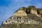 Xunantunich maya site ruins in belize
