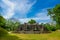 Xunantunich maya site ruins in belize