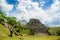 Xunantunich maya site ruins in belize