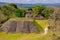 Xunantunich maya site ruins in belize