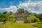 Xunantunich maya site ruins in belize