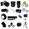 XXL. Photographic equipment set. 16 elements