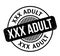 XXX Adult rubber stamp