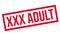 XXX Adult rubber stamp