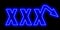 A XXX neon logo for men with erectile dysfunction