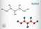 Xylitol,  C5H12O5 molecule. It is polyalcohol and sugar alcohol, an alditol. Is used as food additive E967 and sugar substitute.