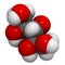 xylitol sugar substitute sweetener molecule.