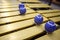 Xylophone, marimba or mallet player with sticks,