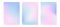 Y2k aesthetic holographic gradient background. Blue and pink mesh texture. Pearlescent color vector poster. Holo blur