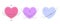 Y2k blurred heart. Gradient aesthetic sticker with stars on orbits. Soft glow effect with aura. Cute smooth futuristic