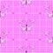 Y2k glamour pink seamless pattern. Backgrounds in trendy 2000s emo girl kawaii style. Butterfly on checkered background