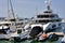 Yacht and boat at Hongkong gold coast harbor