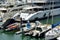 Yacht and boat in Hongkong gold coast harbor