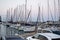 yacht club Marina. coast of Turkey. Kemer july 2021