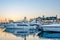 Yacht Harbor with Cannes Castle Museum in the Background