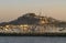 Yacht harbor at entrance to larger harbor, Mazatlan, Mexico