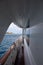 Yacht Life: view of Lipari Island, of the Aeolian Islands, from a luxury private yacht. Boat details