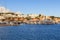 Yacht marina at harbour Puerto Portals in Portals Nous and Mediterranean Sea, Majorca