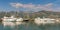 Yacht marina view. Tivat city, Montenegro