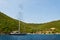 Yacht moored in Porto Leone