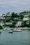 Yacht moorings and yachts on the river dart,Dartmouth