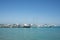 Yacht parking near the sea pier. Boats and yachts, near Venice Sands, Egypt