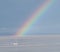 Yacht and rainbow