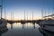 Yacht sailing Marina