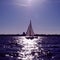 Yacht sailing at sea